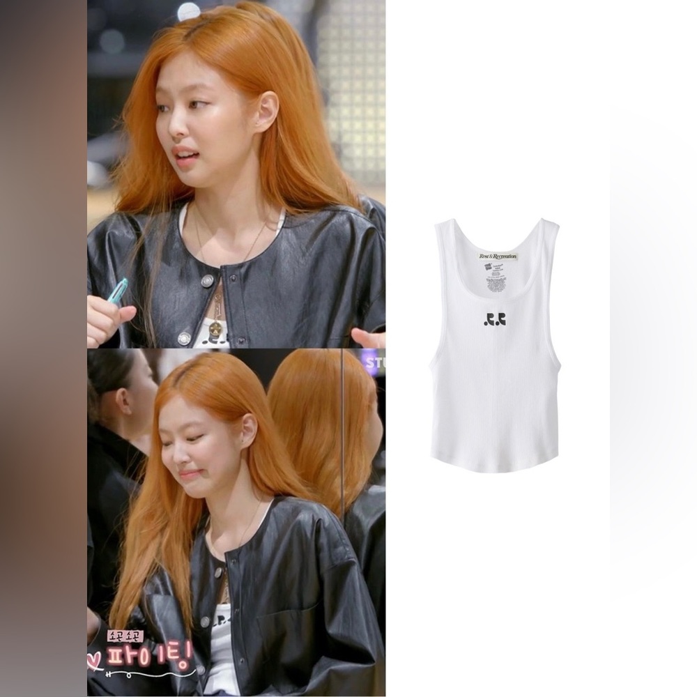 Black Pink Jennie Same Top